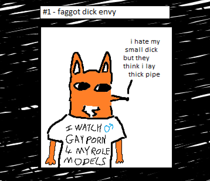 faggot dick envy issue 1, an anthropomorphic fox